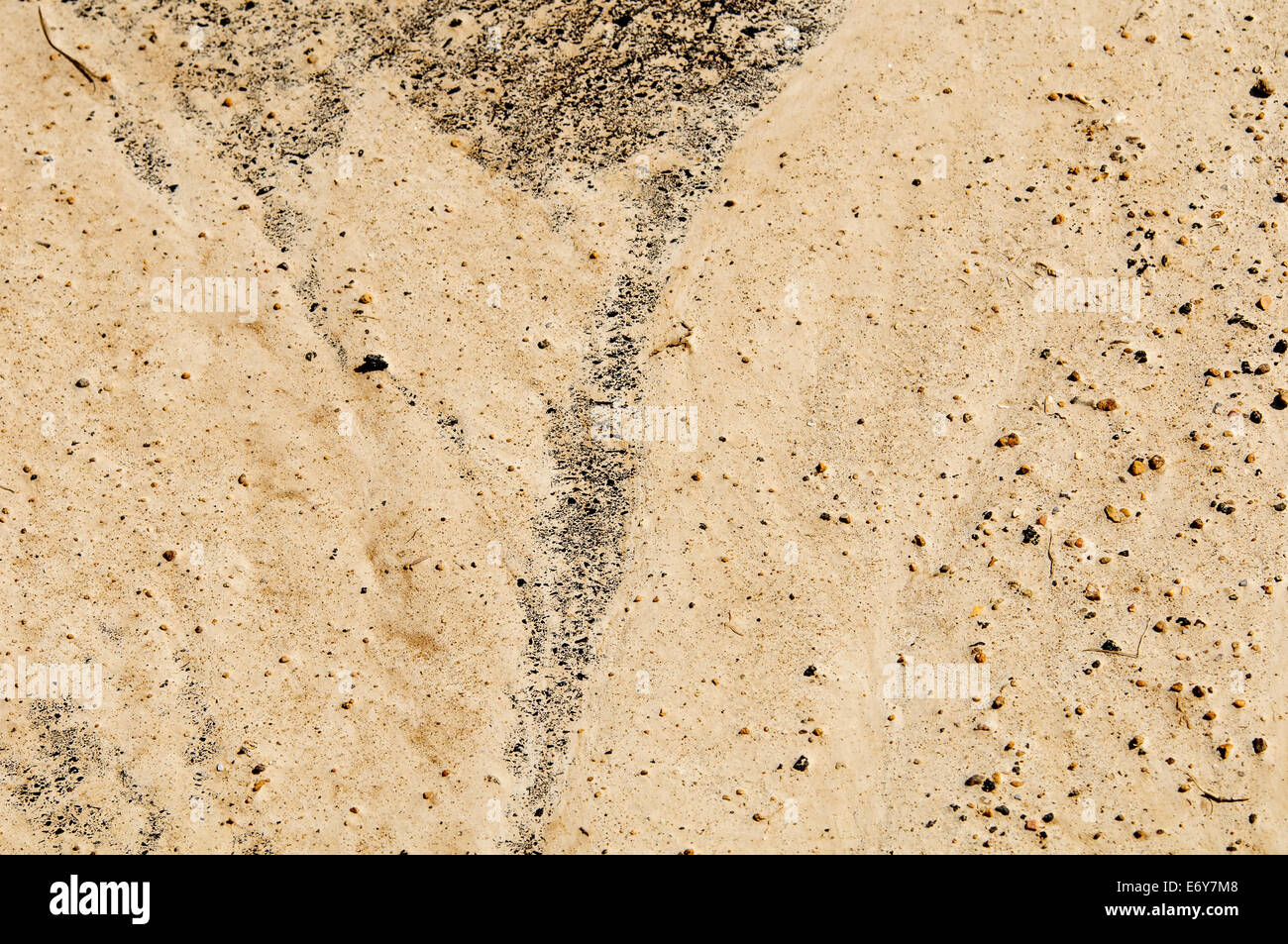 Abstrakte strukturierten Hintergrund aus Sand und Felsen Stockfoto