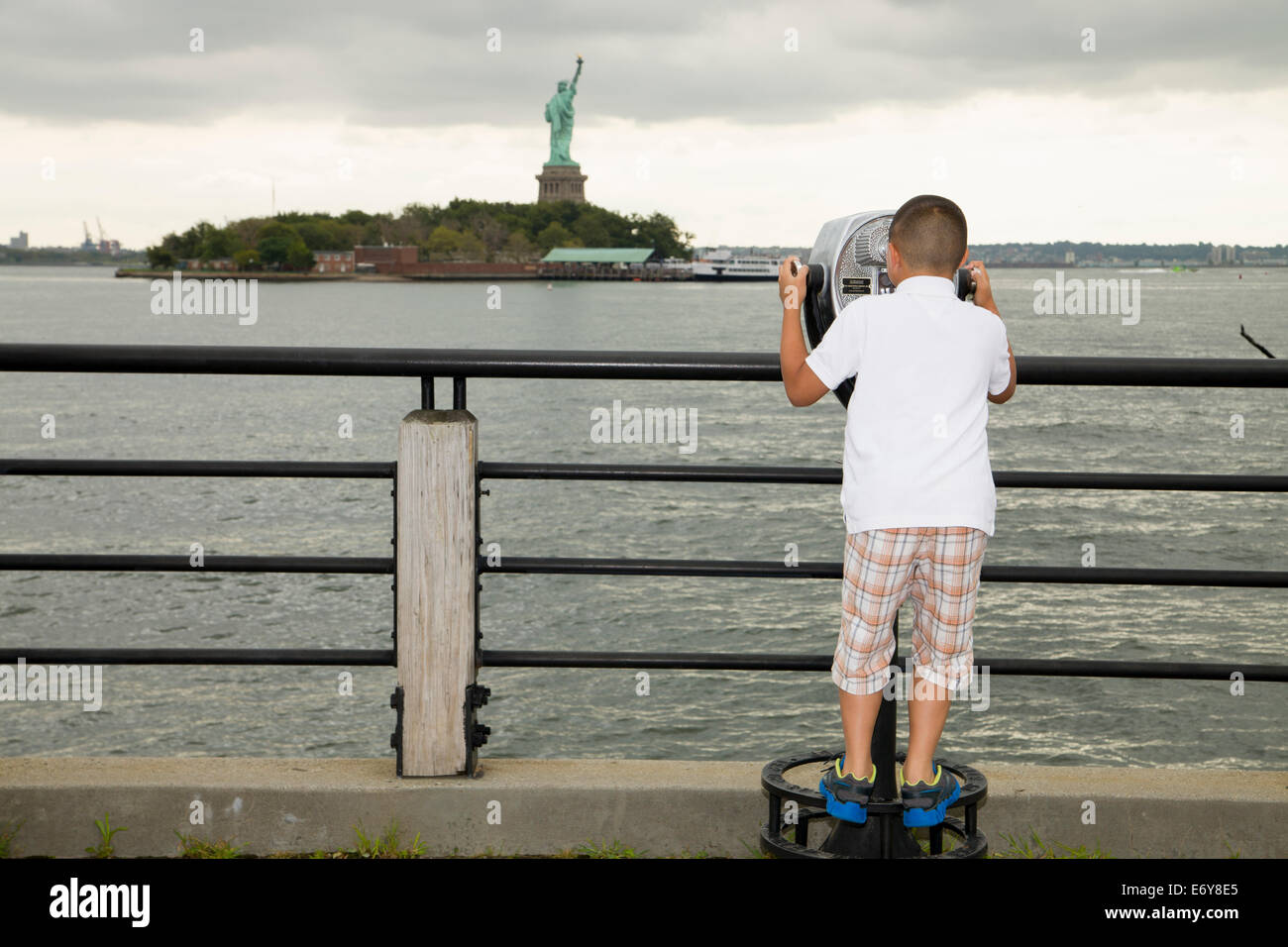 Blick vom Liberty State Park Jersey City New Jersey USA Stockfoto