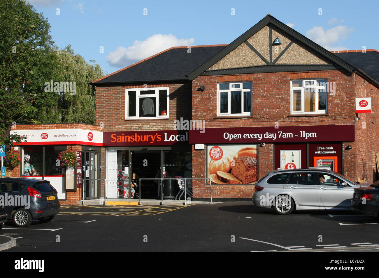 Sainsburys Supermarkt Shop Stockfoto