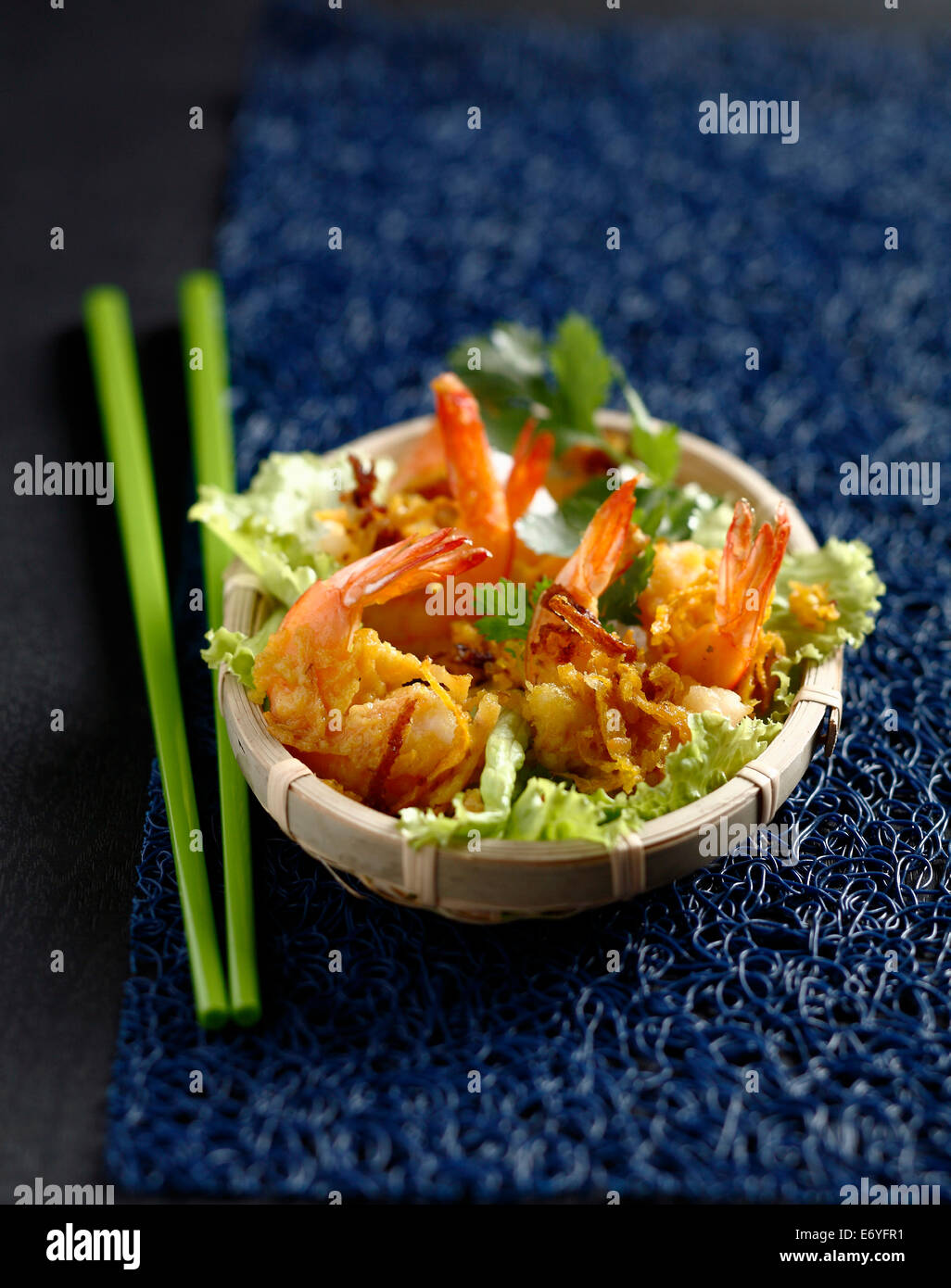 Garnelen-tempuras Stockfoto