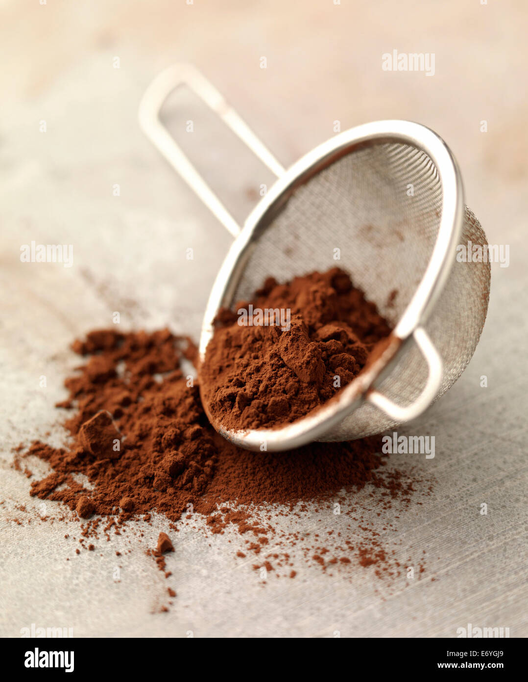 Kakao-Pulver Stockfoto