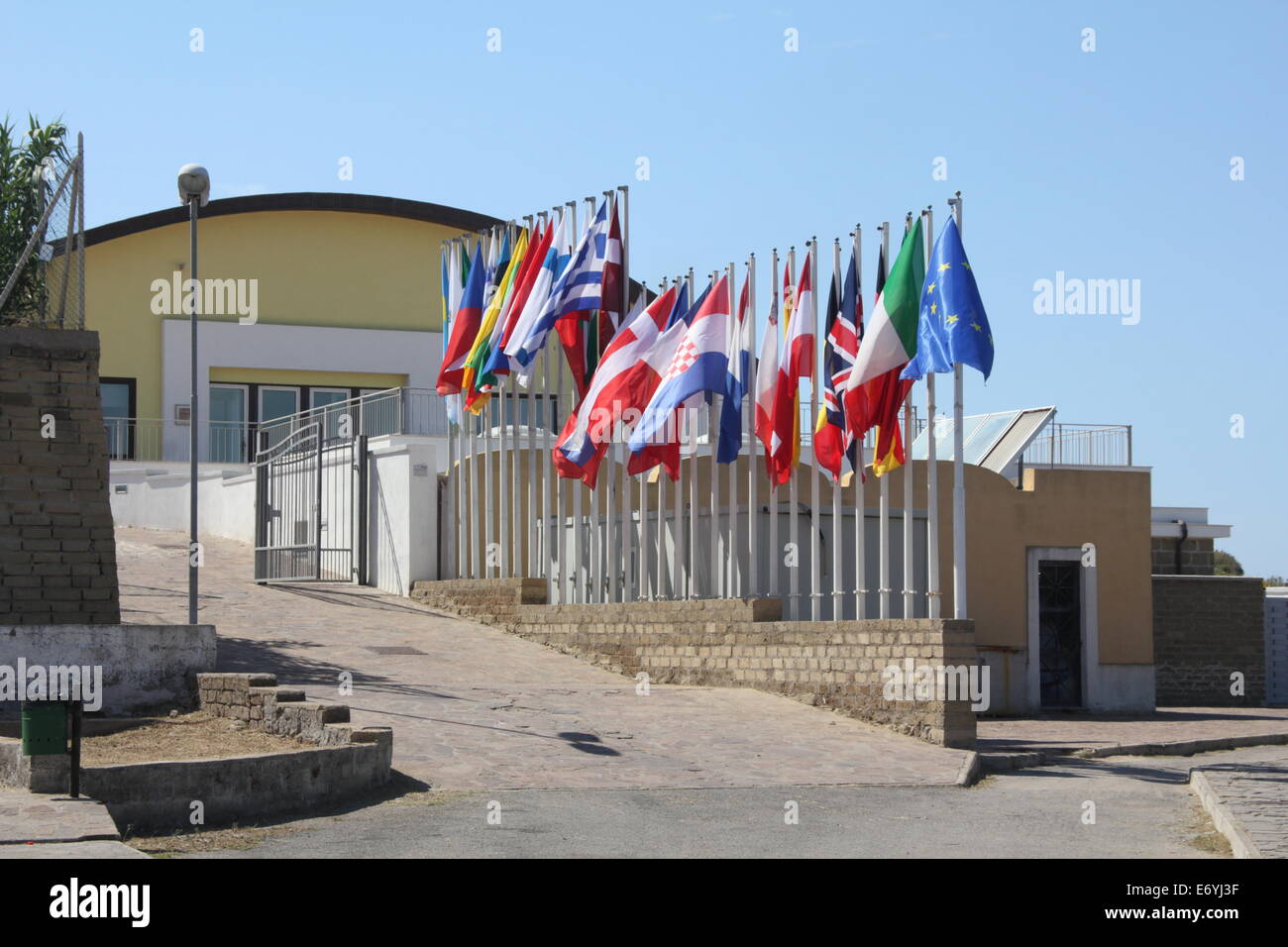 Rom, Italien. 31. August 2014. 31. Internationales Seminar über Föderalismus "Föderalismus in Europa und der Welt" im Umberto Elia Terracini Zentrum auf Ventotene Insel in Latium Italien Credit: Gari Wyn Williams/Alamy Live News Stockfoto