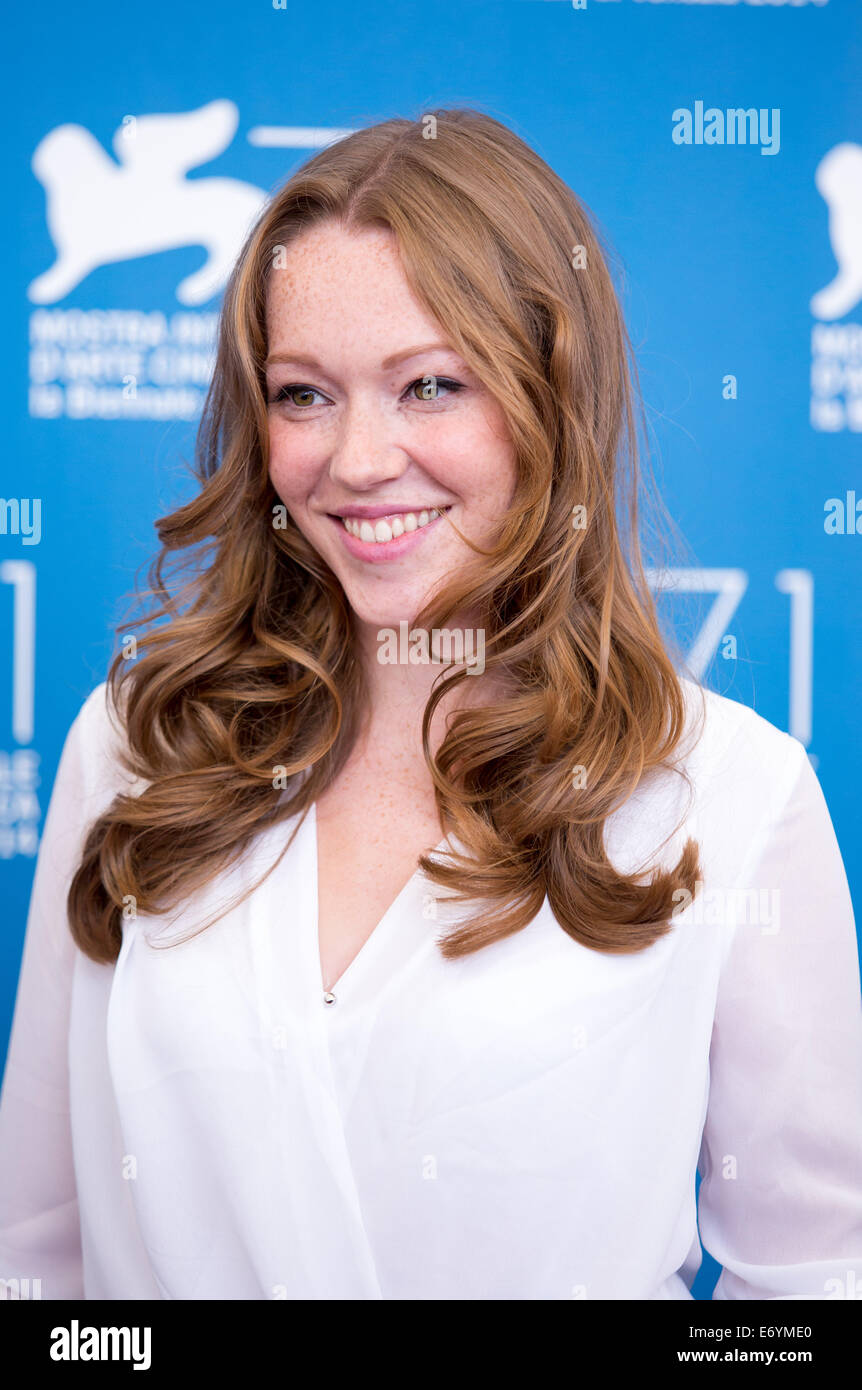 CHARLOTTE SPENCER BYPASS. PHOTOCALL. 71. Venedig FILM FESTIVAL LIDO Venedig Italien 2. September 2014 Stockfoto