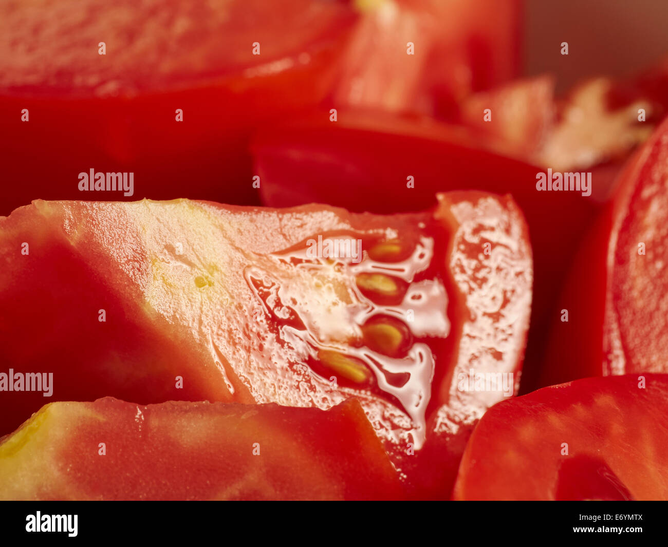 Keile reife Tomate Stockfoto