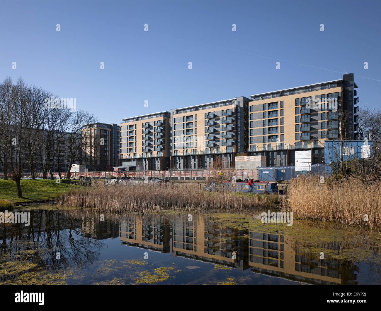 Suttons Wharf Nord, Bow, London Stockfoto