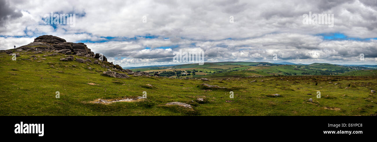 Haytor im Dartmoor National Park, Devon, UK Stockfoto