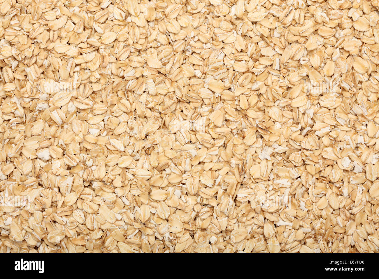 Haferflocken-Hintergrund. Closeup. Stockfoto