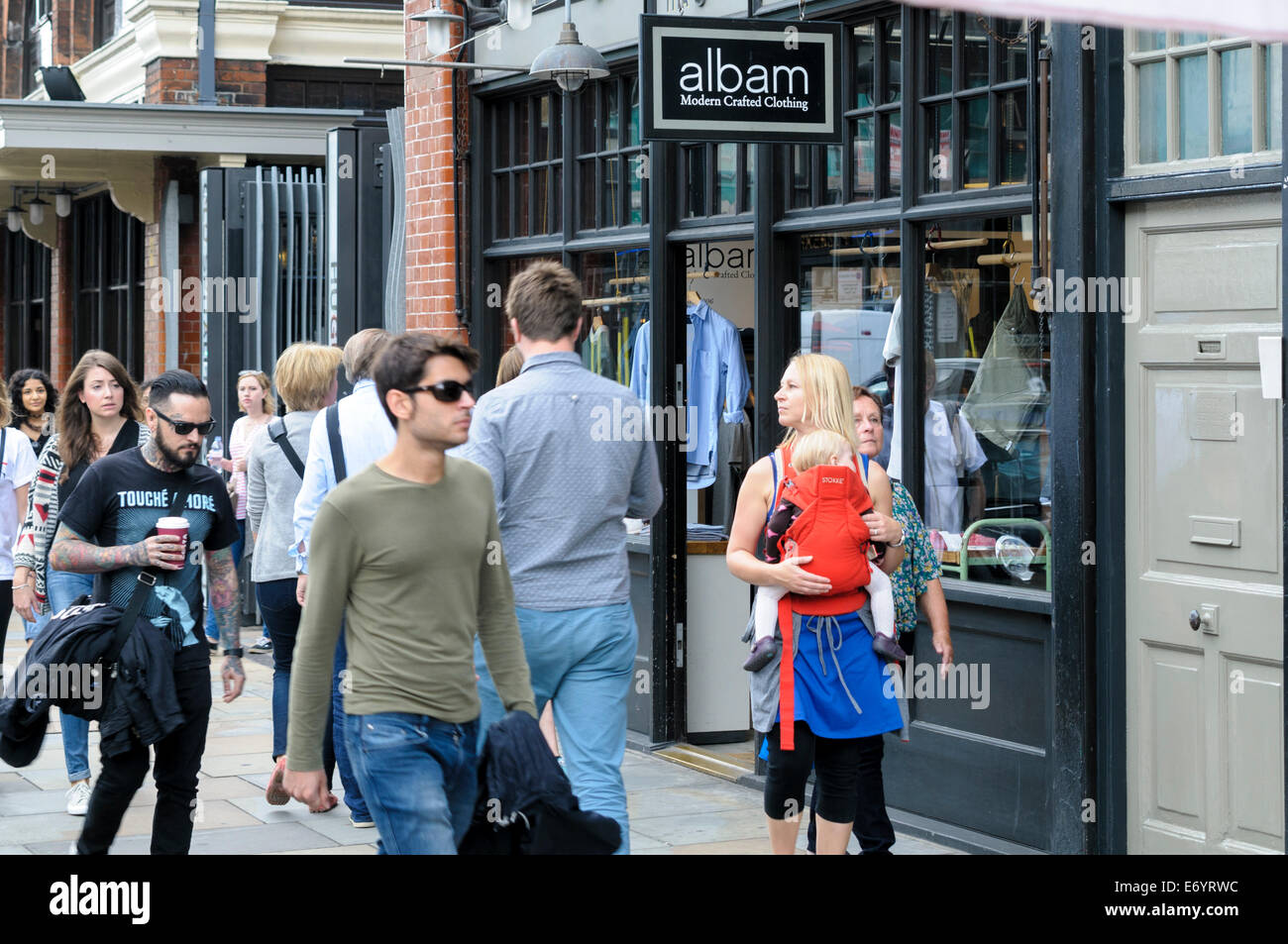 ALBAM-Shop in Spitafields Stockfoto