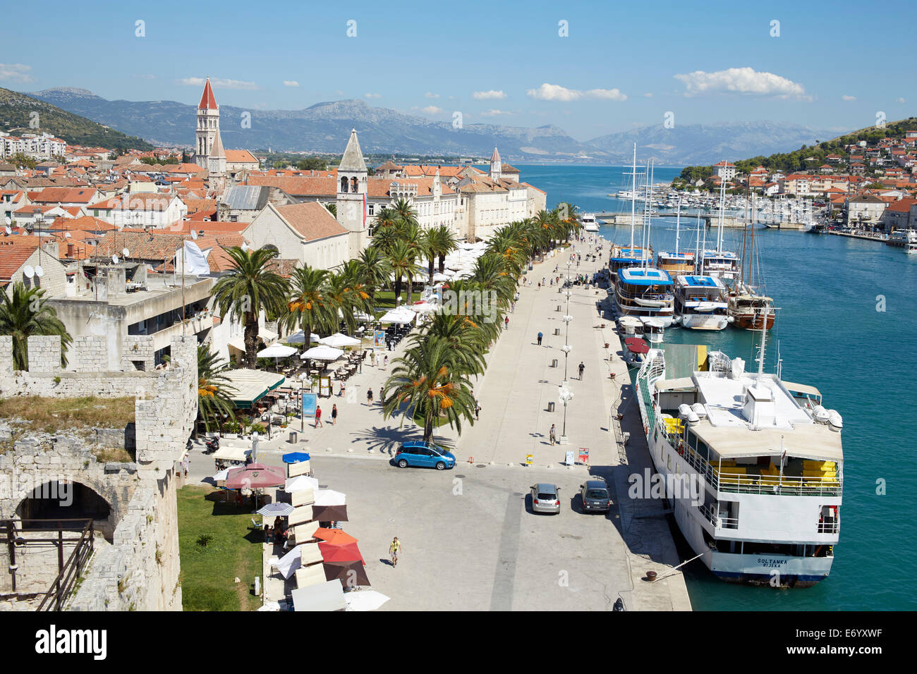 Trogir, Kroatien. Altstadt Stockfoto