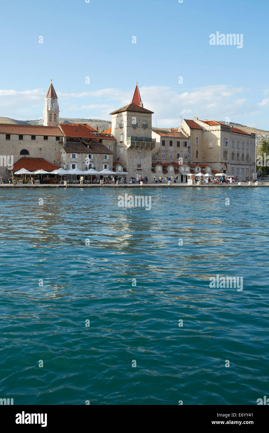 Trogir, Kroatien. Altstadt. Trogir-ia ein Heratige der UNESCO. Stockfoto