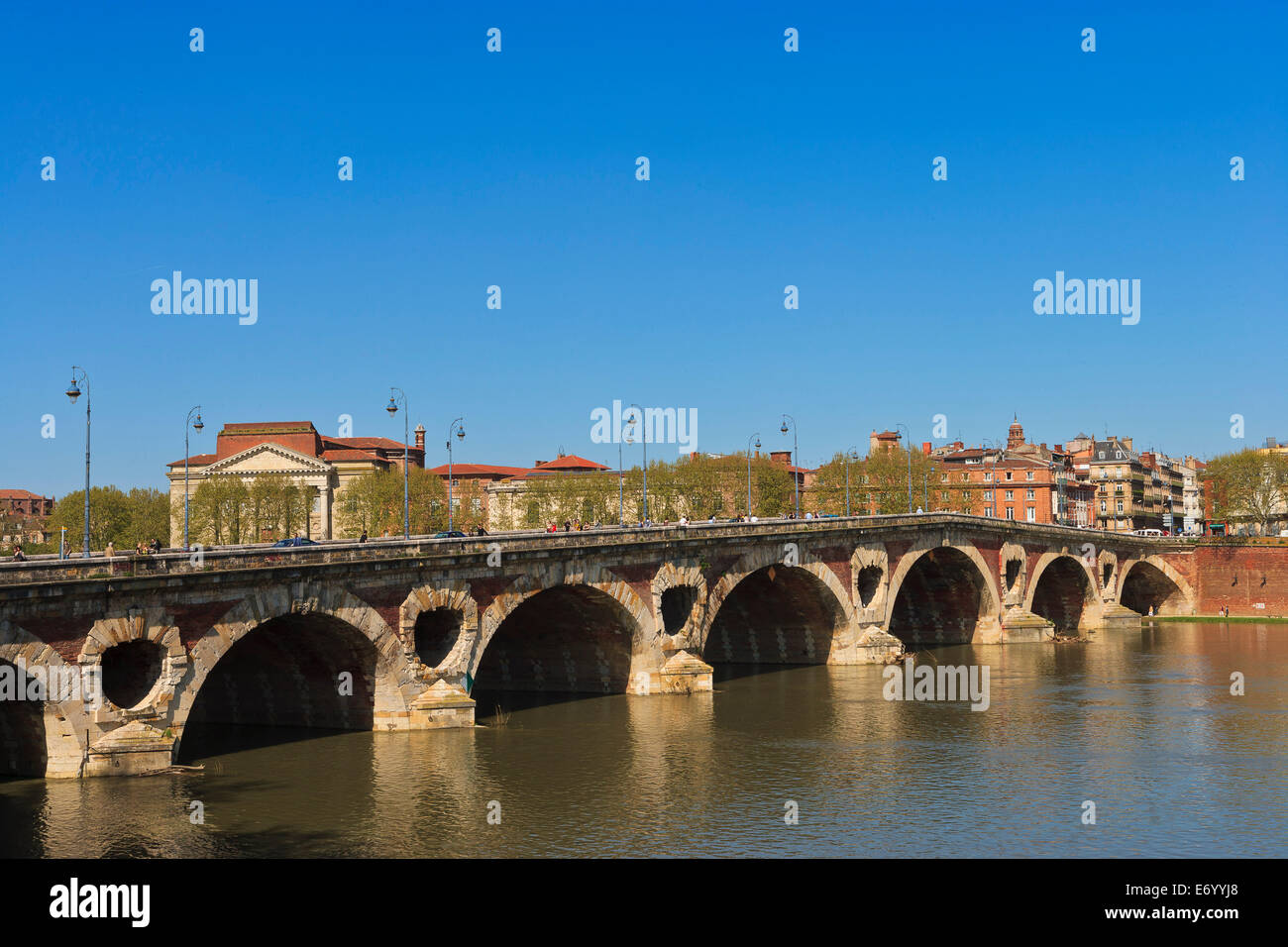 Frankreich, Toulouse, Le Pont Neuf Stockfoto