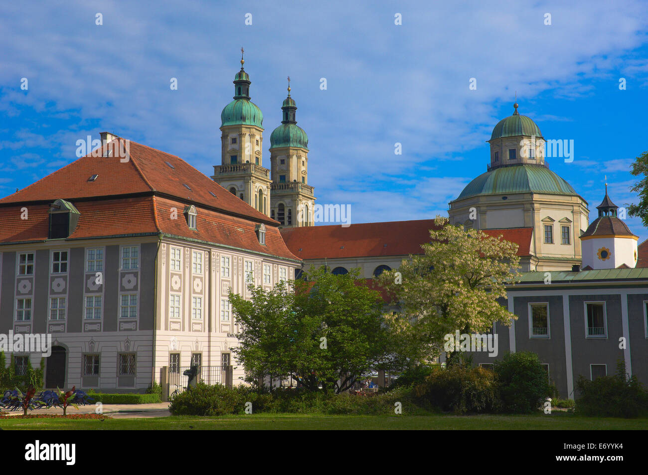 Kempten, Sankt Lorenz Basilica, Benediktiner-Abtei, Allgäu, Allgäu, Bayern, Deutschland Stockfoto