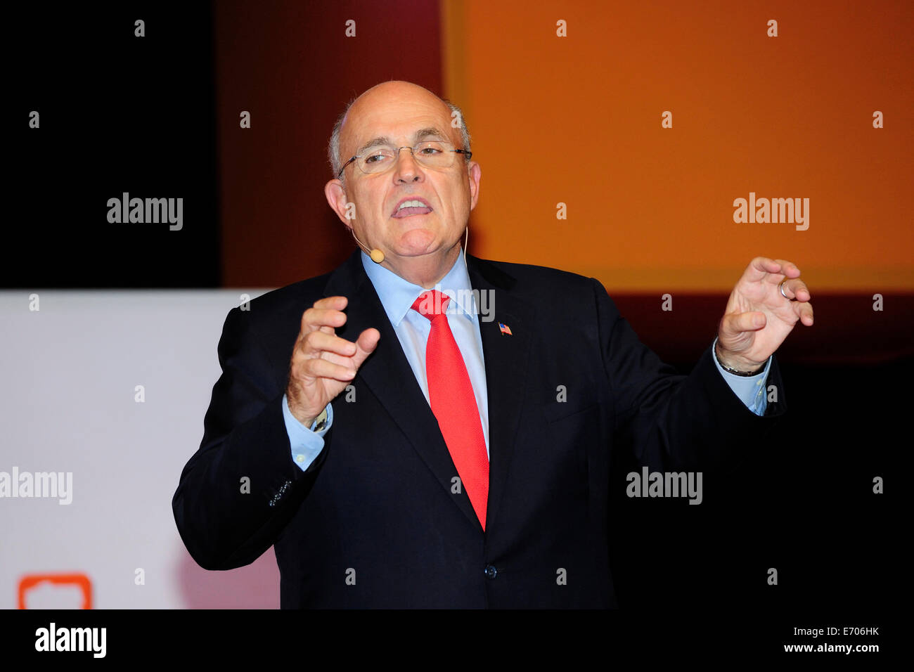 RUDOLPH GIULIANI, Rudolph Giuliani, Rudolph William Louis Giuliani 28. Mai 1944 Brooklyn, Männlich, Rudolph, W, Giuliani, Politiker Stockfoto