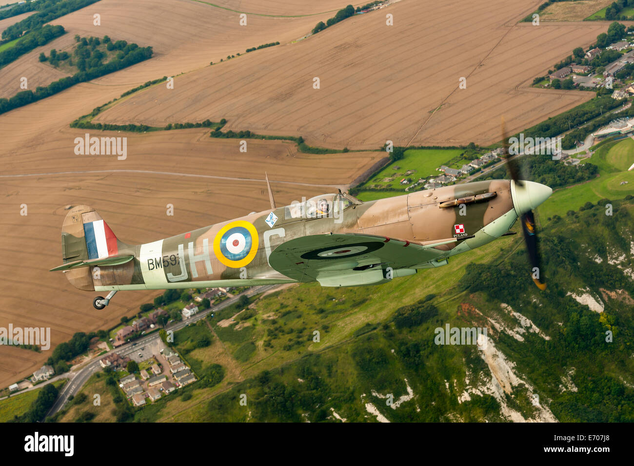 Vickers Supermarine Spitfire MK VB G-MKVB Stockfoto