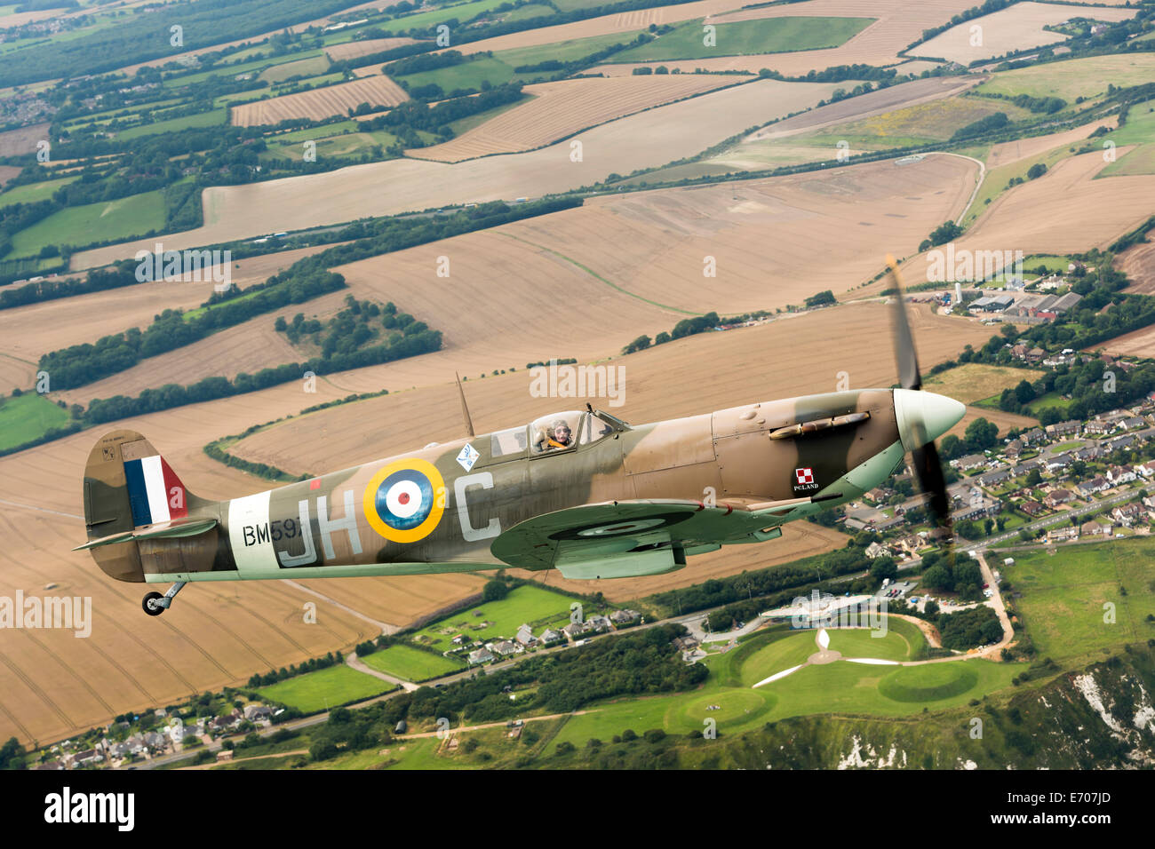 Vickers Supermarine Spitfire MK VB G-MKVB Stockfoto