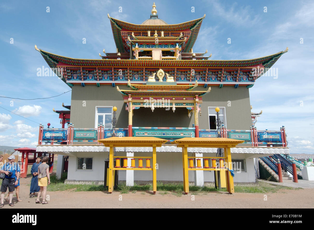 Ivolginskij Dazan - buddhistischen Tempel, Burjatien, Russland Stockfoto