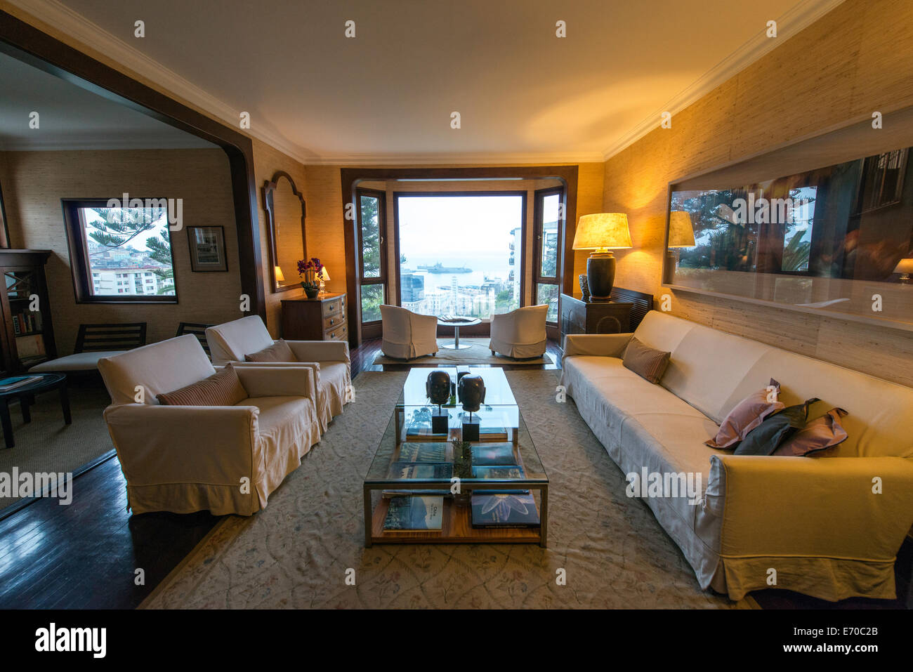 Las Higueras Hotel Valparaiso, Chile, Südamerika Stockfoto