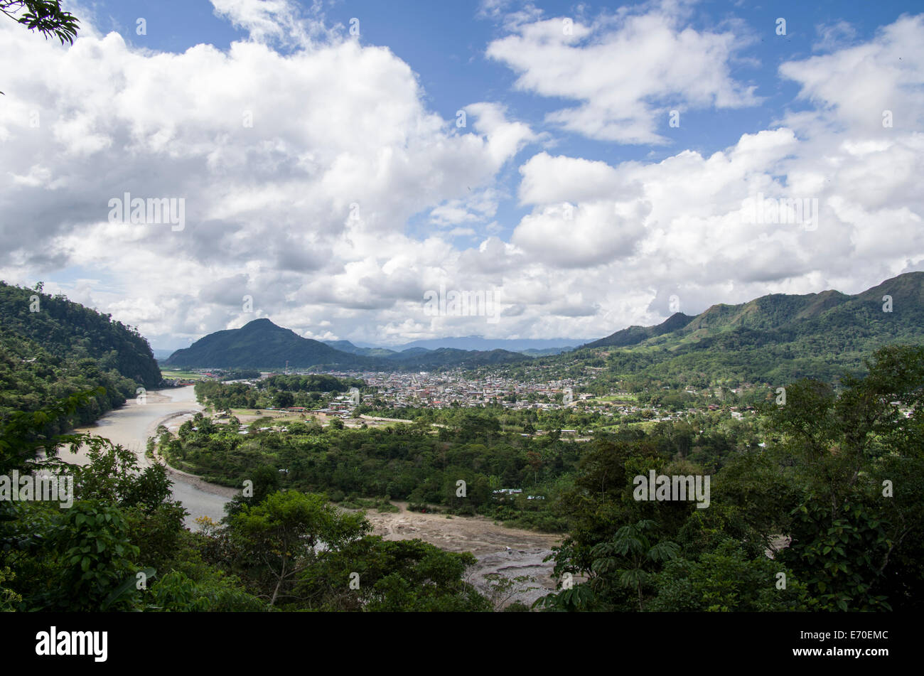 Die huallaga River in Tingo María. huánuco Abteilung. Peru. Stockfoto