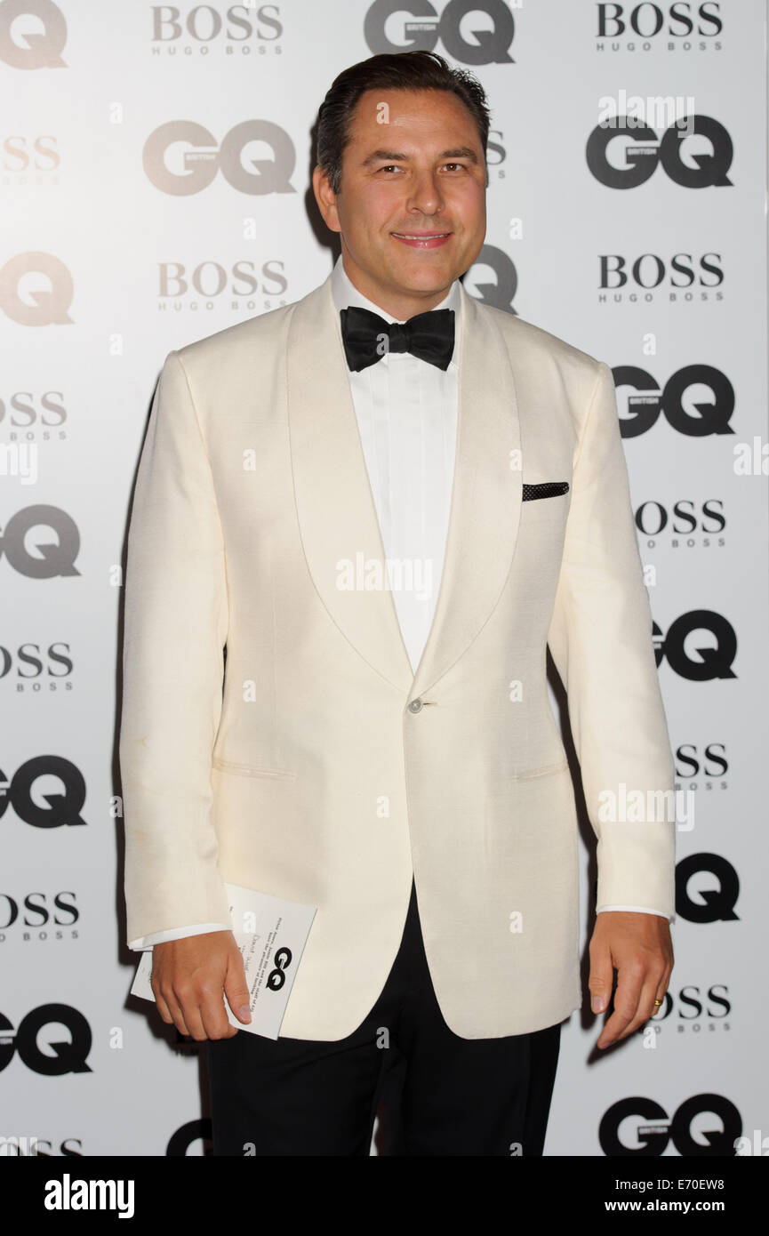David Walliams kommt für die GQ Männer des The Jahr Awards 2014. Stockfoto