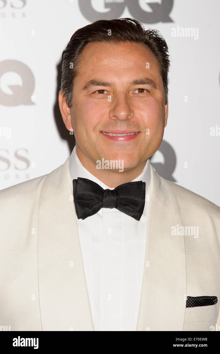 David Walliams kommt für die GQ Männer des The Jahr Awards 2014. Stockfoto