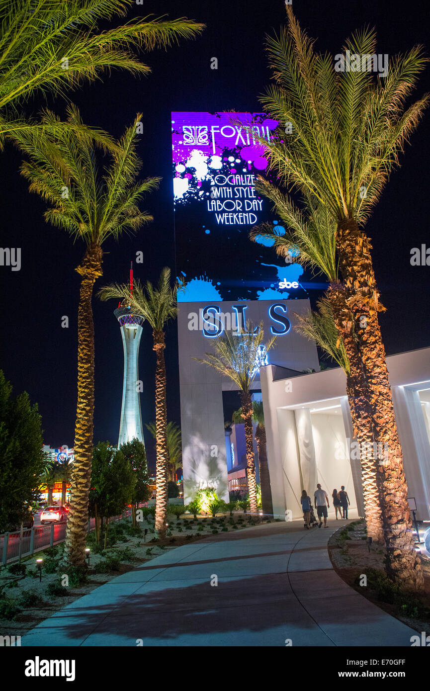 Die SLS Hotel & Casino in Las Vegas Stockfoto