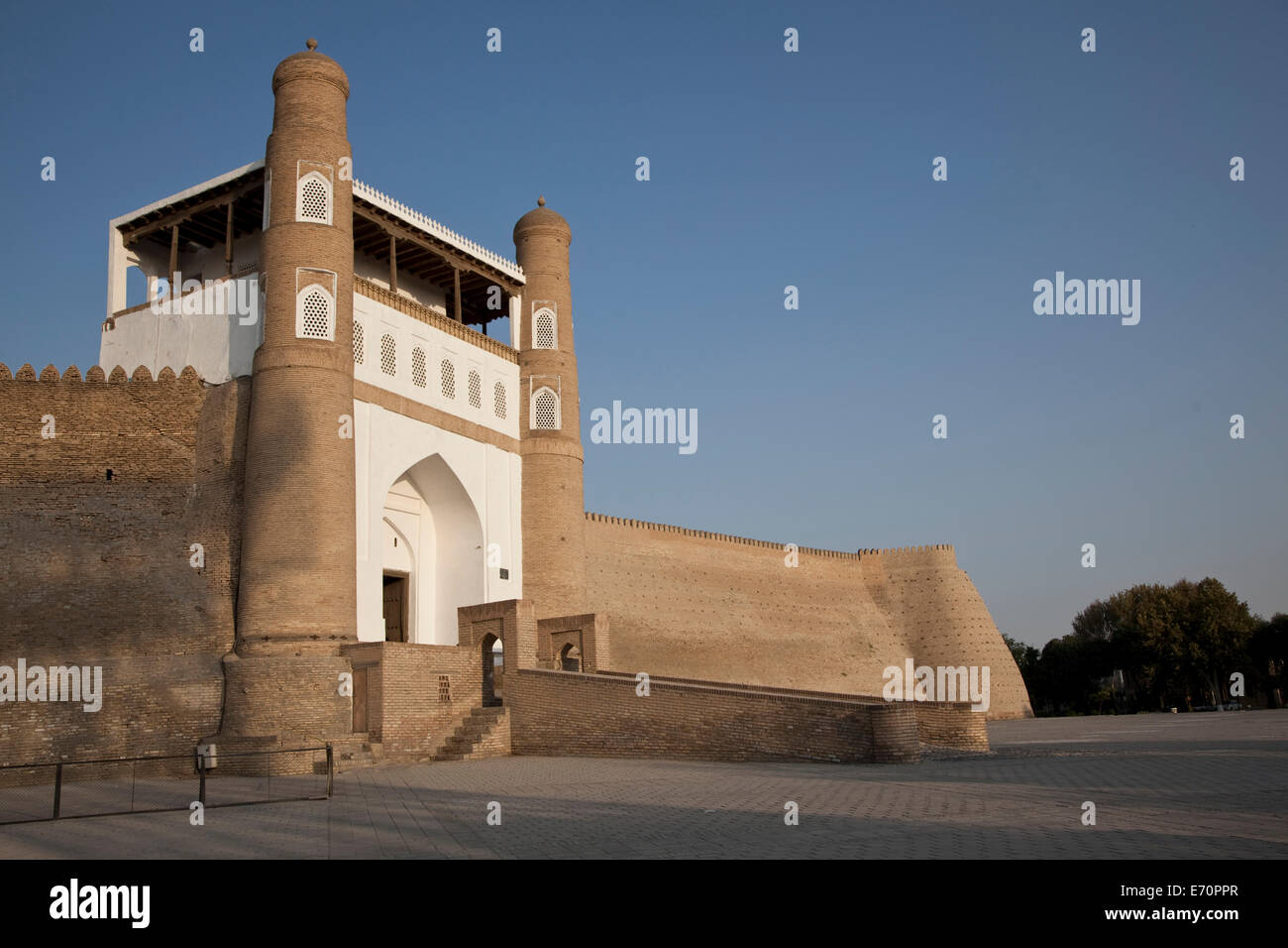Ark von Bukhara, Zitadelle, Buchara, Buxoro, Silk Route, Usbekistan Stockfoto