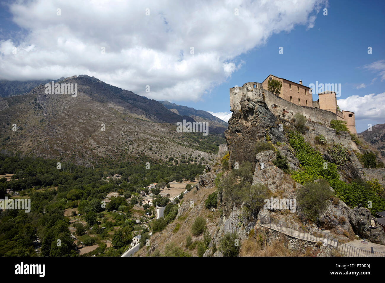 Zitadelle, Corte, Korsika, Frankreich Stockfoto