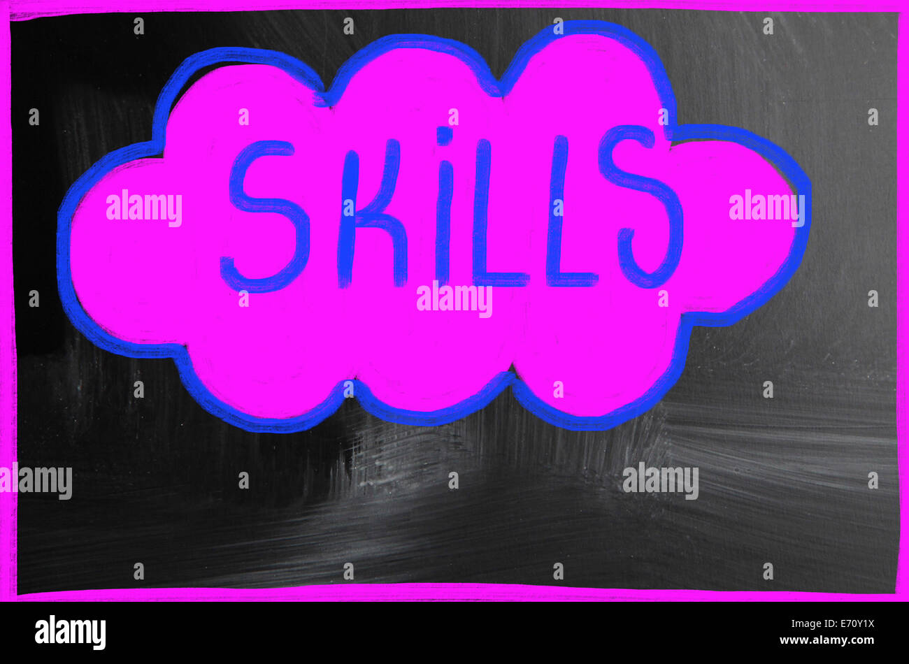 Skills-Konzept Stockfoto