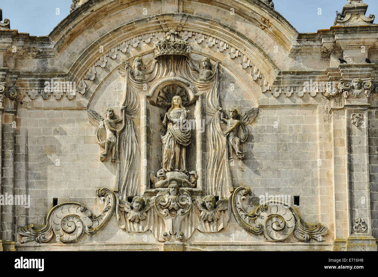 Italien Basilicata Matera Kirche und das Kloster des Heiligen Franziskus von Assisi Stockfoto