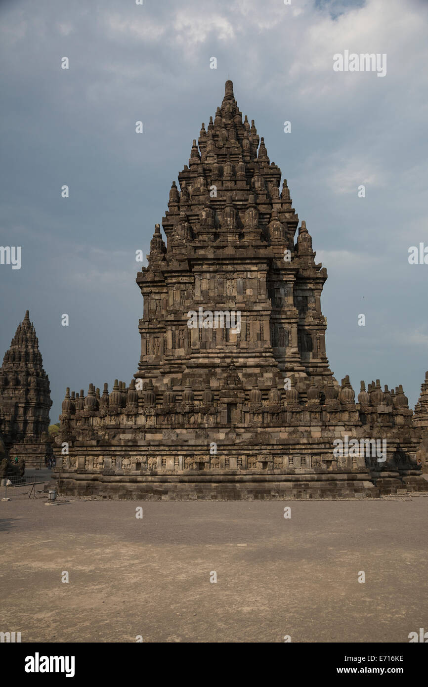 Yogyakarta, Java, Indonesien.  Prambanan Tempel.  Brahma-Tempel. Stockfoto