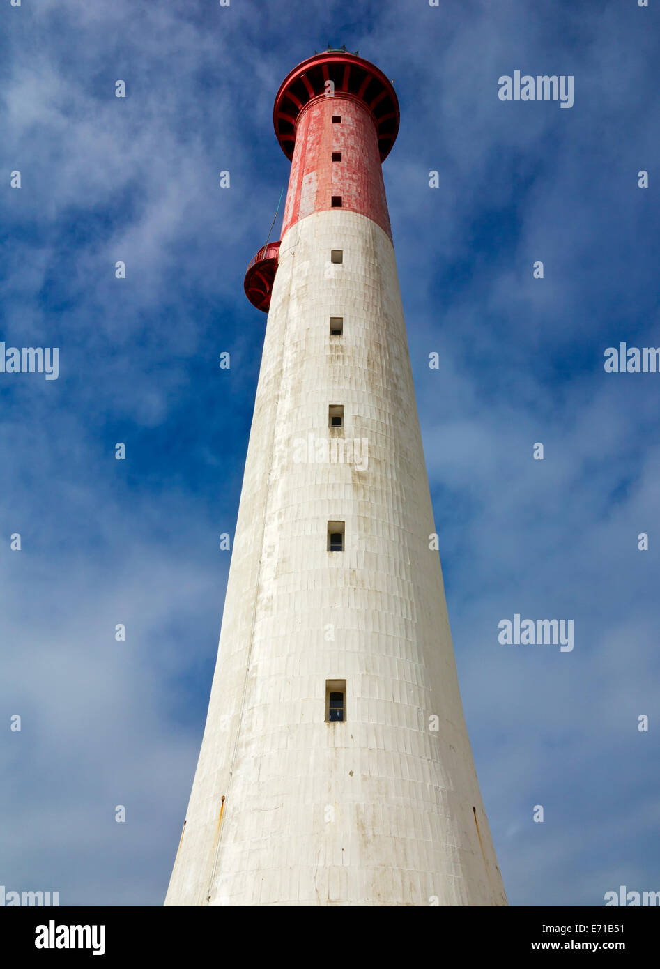 PHARE De La Coubre ein 64 Meter hohen Leuchtturm gebaut 1905 bei La Tremblade in Charente-Maritime Region Süd-West Frankreich Stockfoto