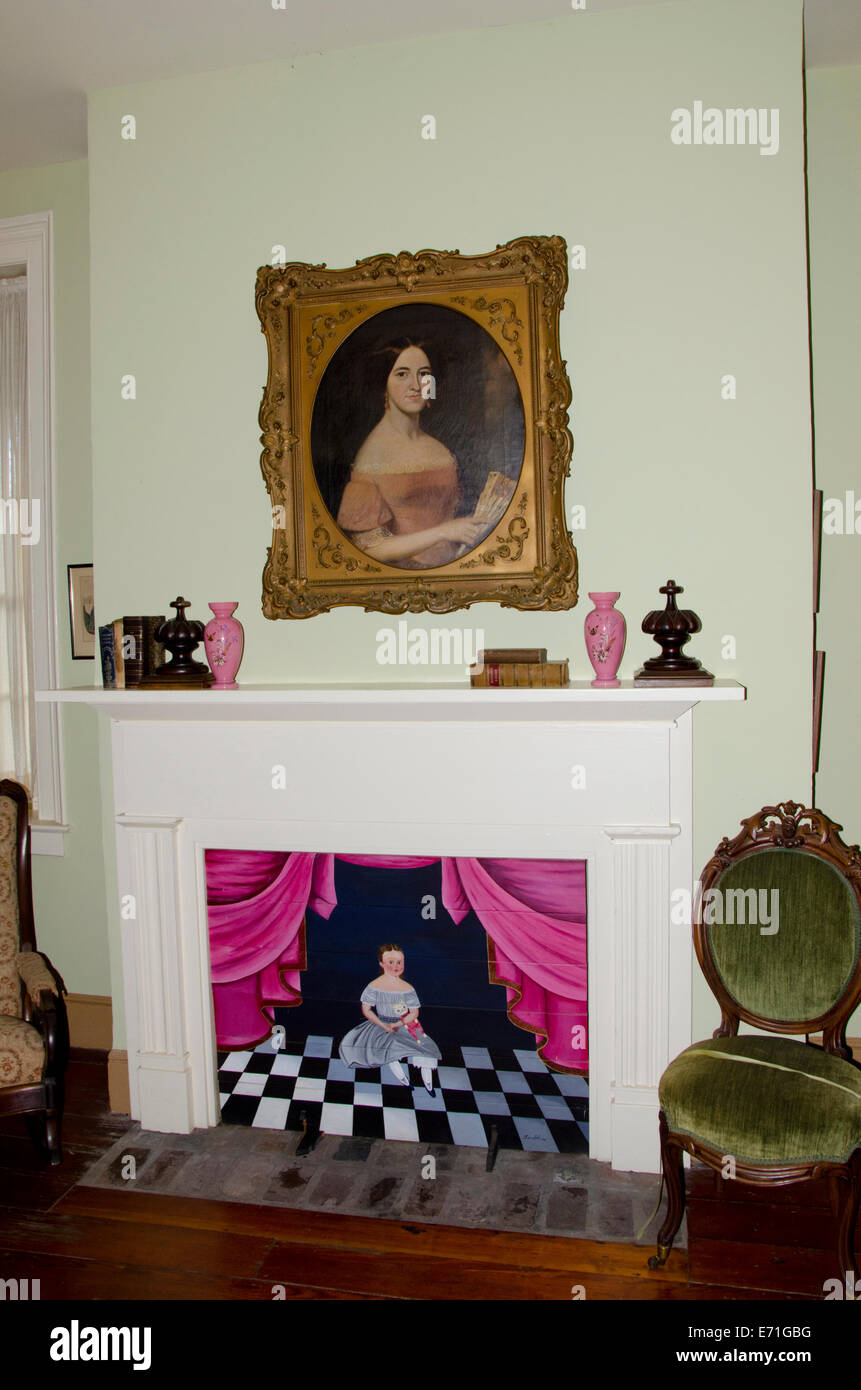 USA, Alabama, Marengo County, Demopolis. Bluffen Sie, Hall, historischen antebellum Haus und Museum. Einwohnermeldeliste der historischen Plätze. Stockfoto