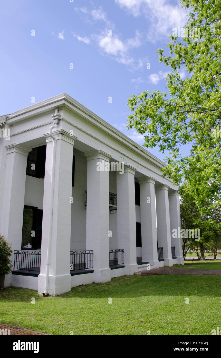USA, Alabama, Marengo County, Demopolis. Hall, historischen antebellum Haus und Museum, c. 1832 zu bluffen. Greek-Revival-Stil. Stockfoto