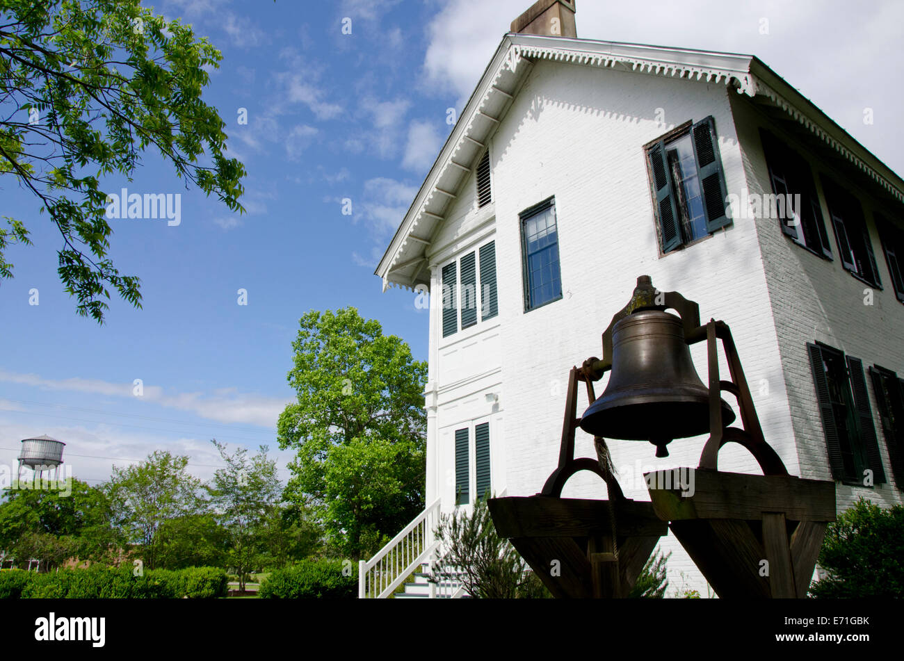 USA, Alabama, Marengo County, Demopolis. Bluffen Sie, Hall, historischen antebellum Haus und Museum. Einwohnermeldeliste der historischen Plätze. Stockfoto