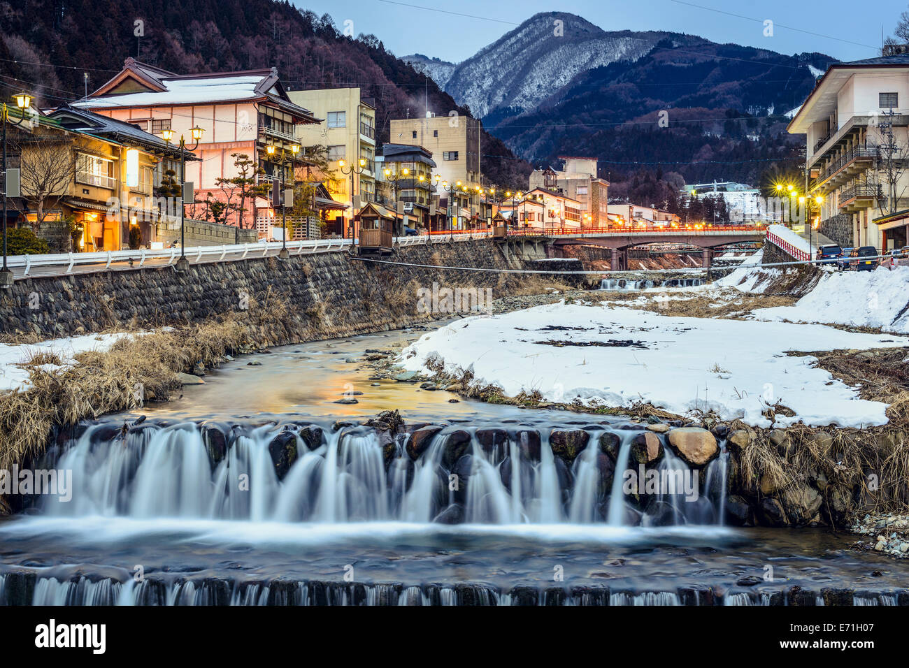 Shibu Onsen in Nagano, Japan. Stockfoto