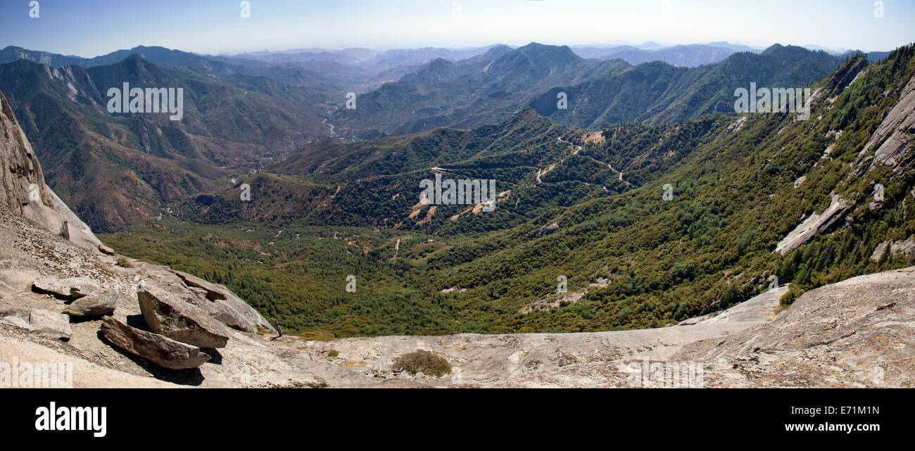 Die Sierra Nevada ist ein Gebirgszug im Westen der Vereinigten Staaten. Stockfoto