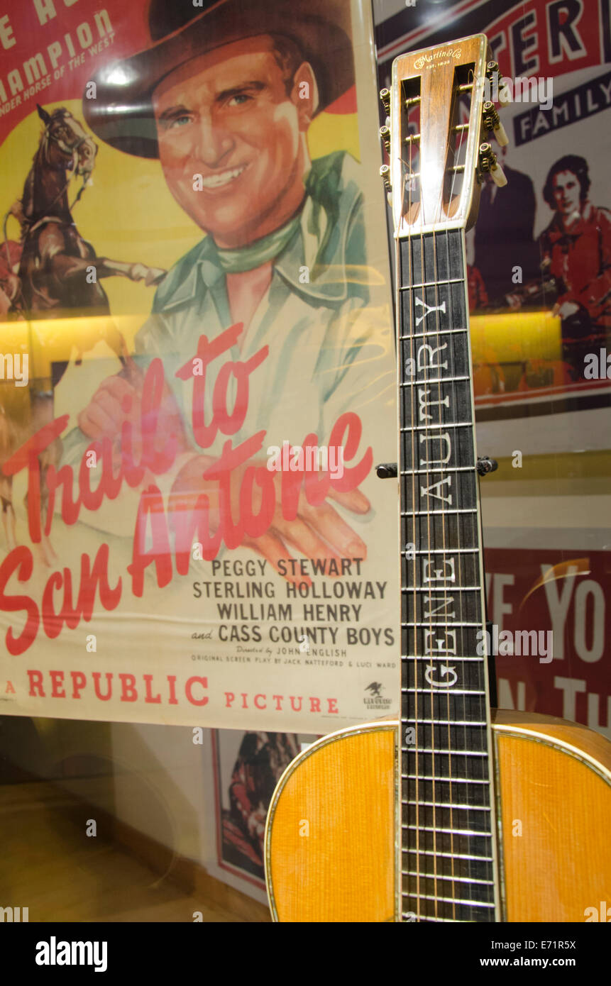 Nashville Tennessee, USA. Country Music Hall Of Fame. Gene Autry Sammlung Display. Stockfoto