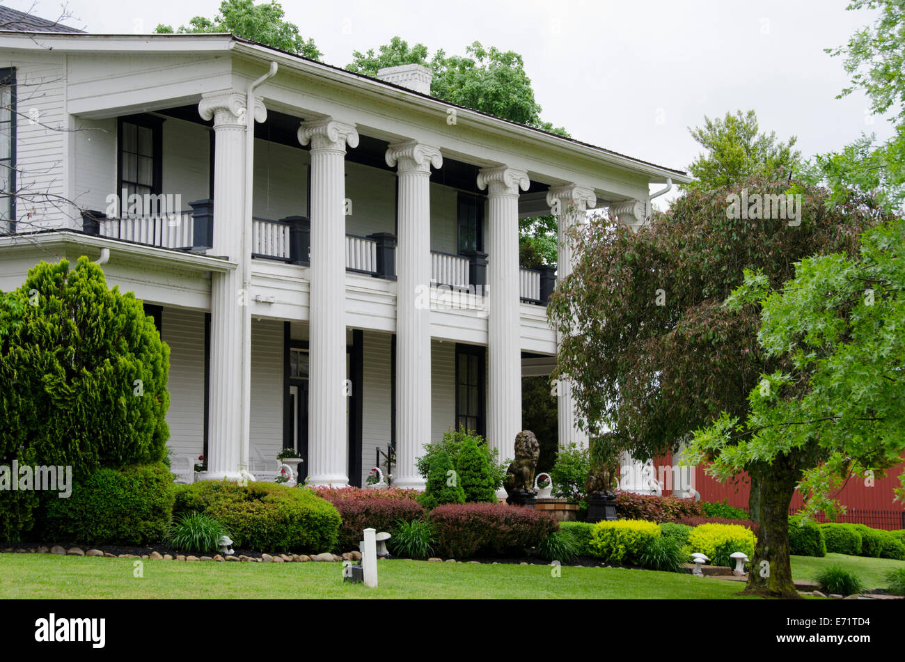 USA, Tennessee, Hurricane Mills, Loretta Lynn Ranch. Lorettas persönliche Plantage nach Hause. Stockfoto