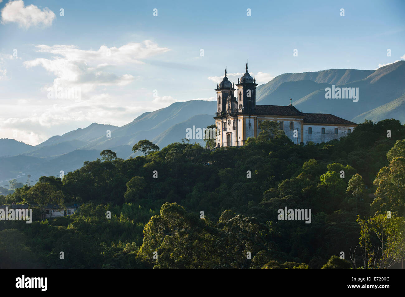 Igreja Nossa Senhora Carmo Kirche, Ouro Preto, UNESCO-Weltkulturerbe, Minas Gerais, Brasilien Stockfoto