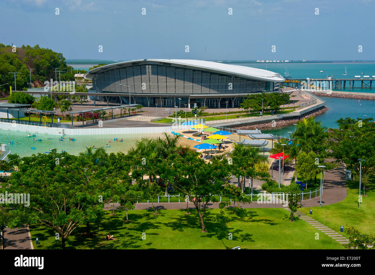 Der modernisierte Pier von Darwin, Northern Territory, Australien Stockfoto