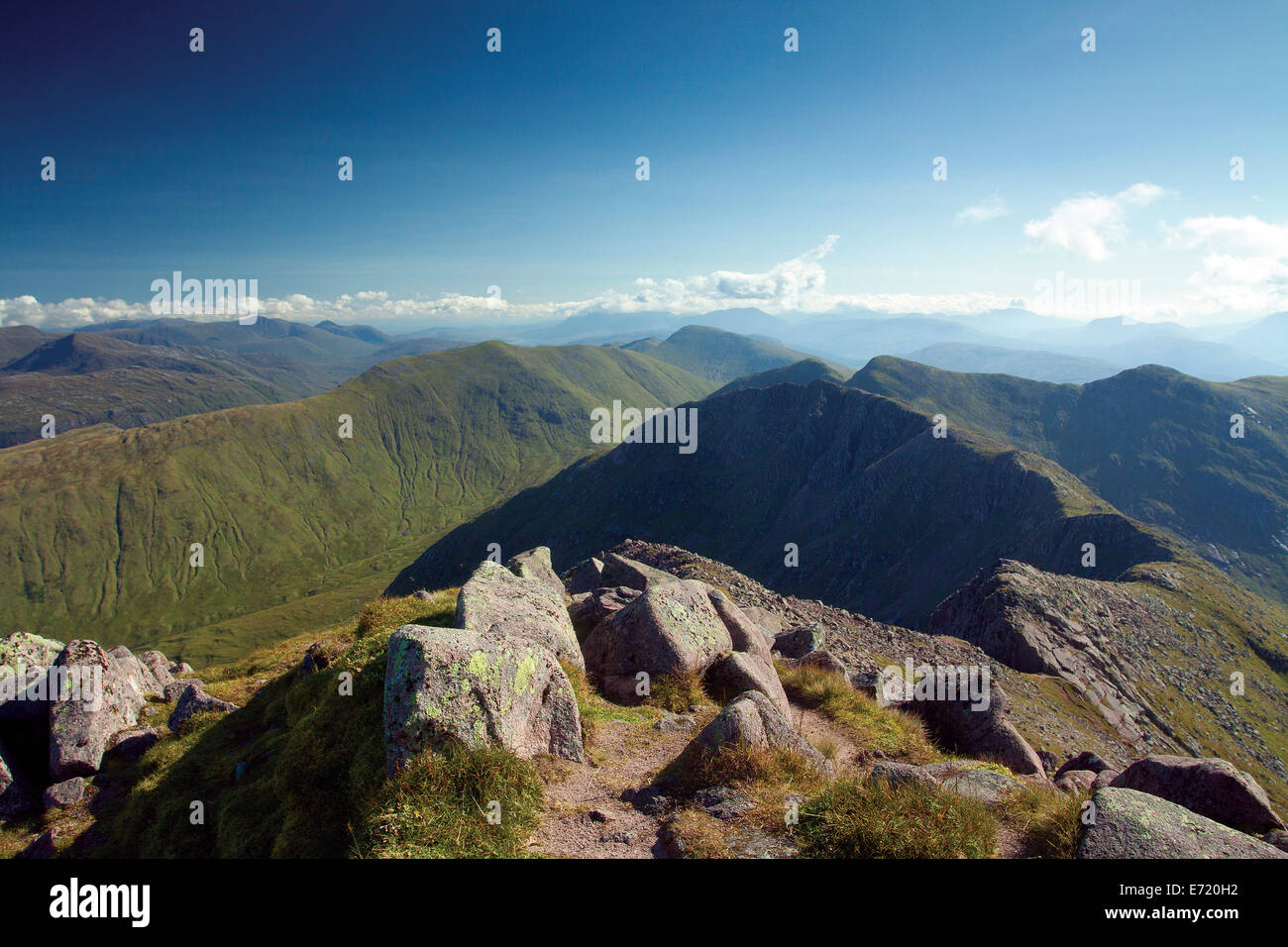 Drochaid Ghlas von Munro von Ben Cruachan, Argyll & Bute Stockfoto