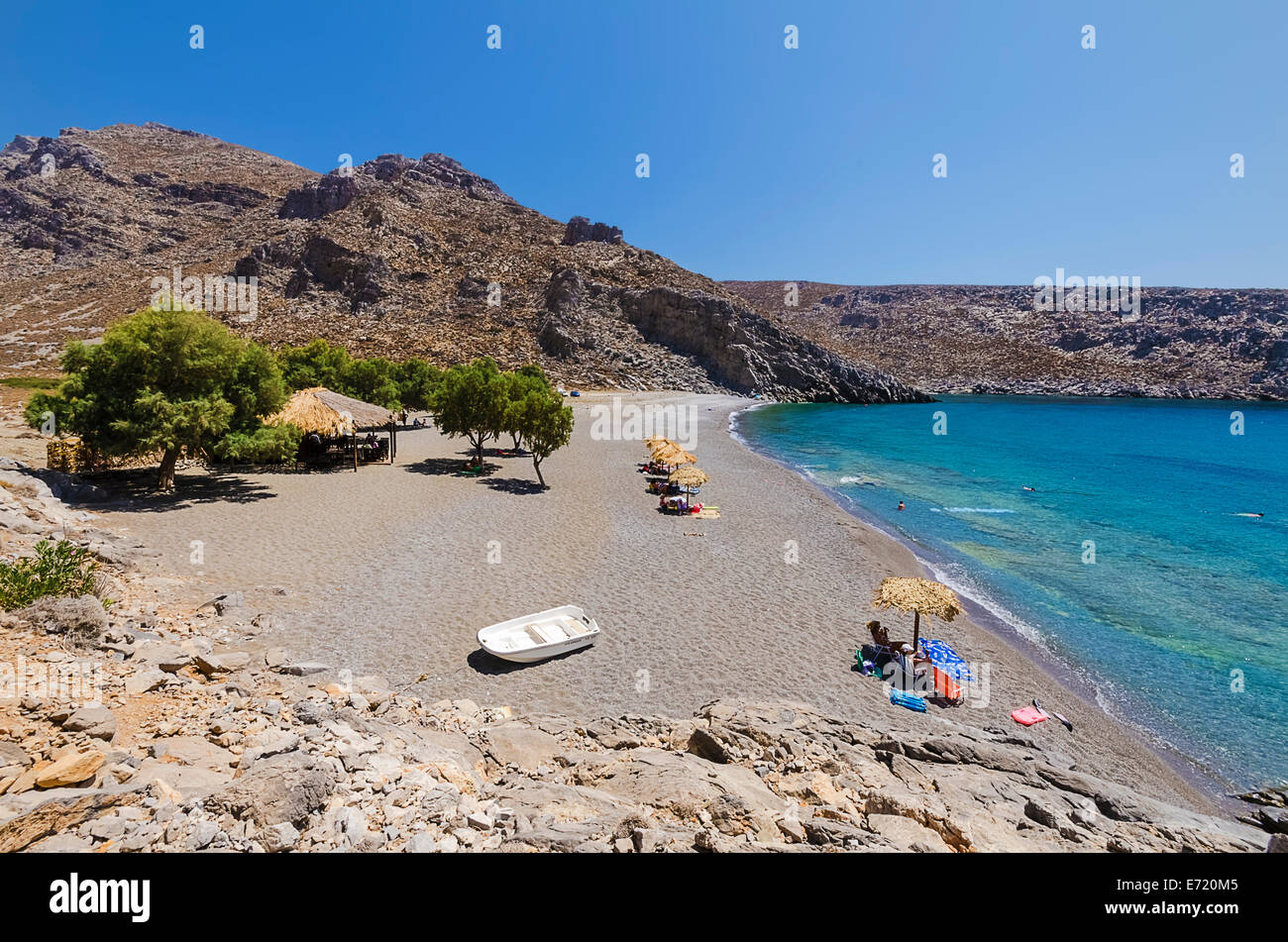 Vatses Strand in Astypalaia Insel Griechenland Stockfoto