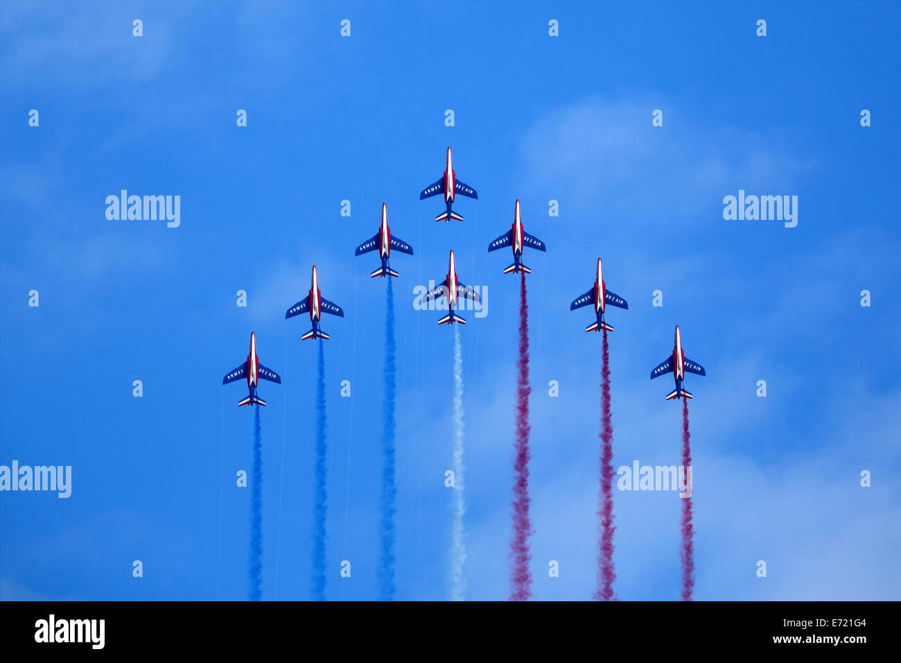 Patrouille Acrobatique de France am AIR14 Stockfoto