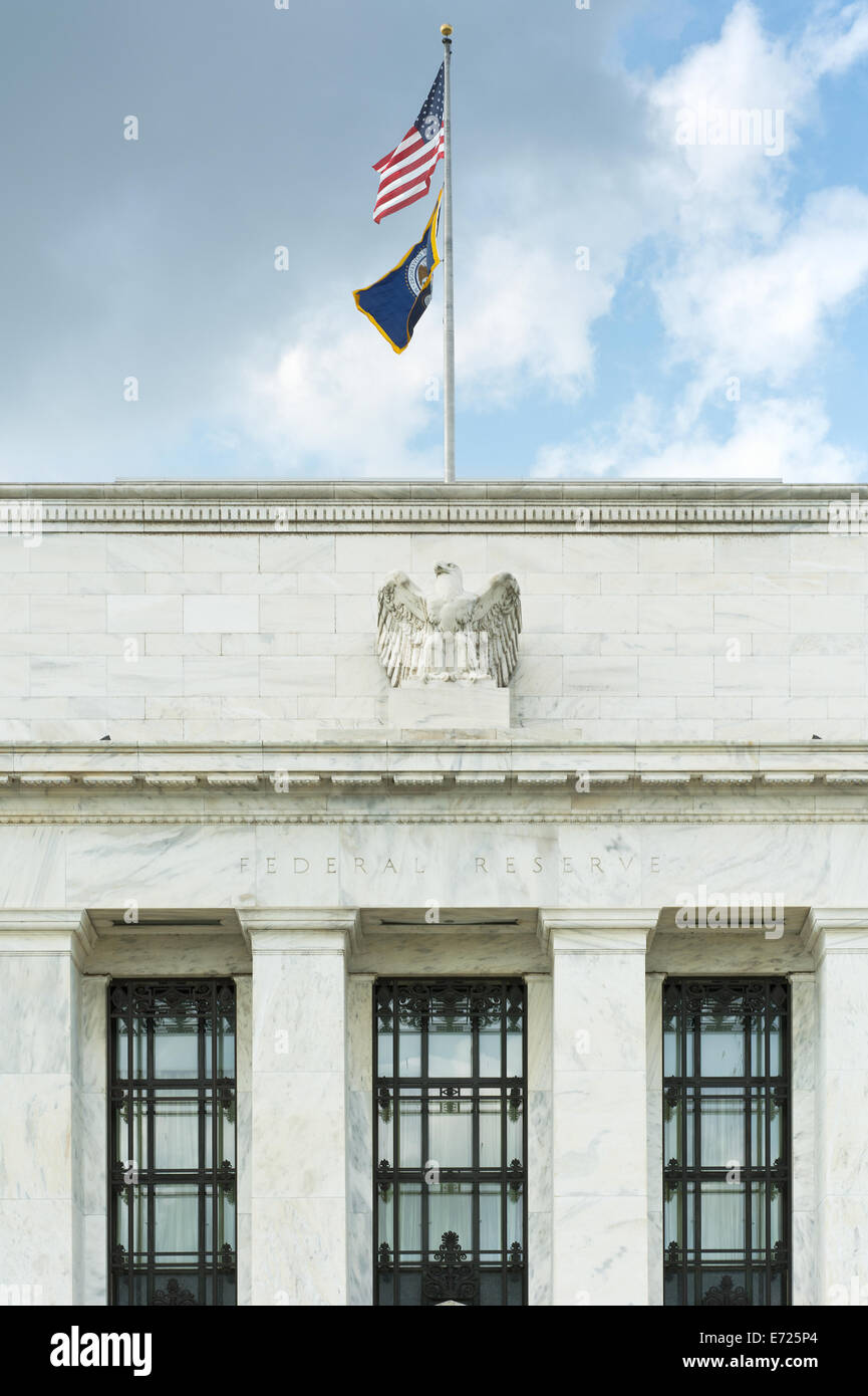 Vereinigte Staaten Federal Reserve Board Building in Washington Stockfoto