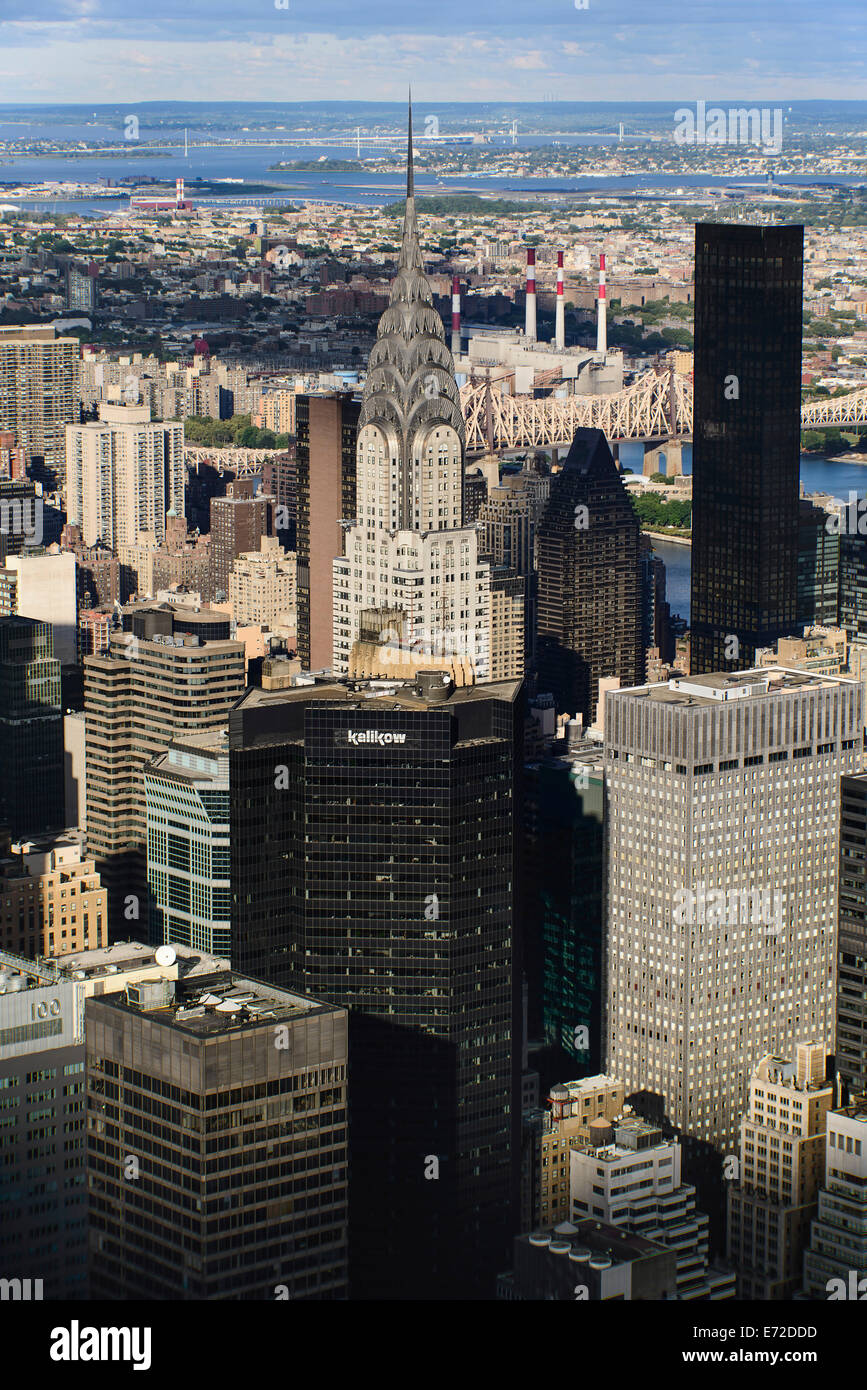 Usa New York Manhattan Blick Vom Empire State Building