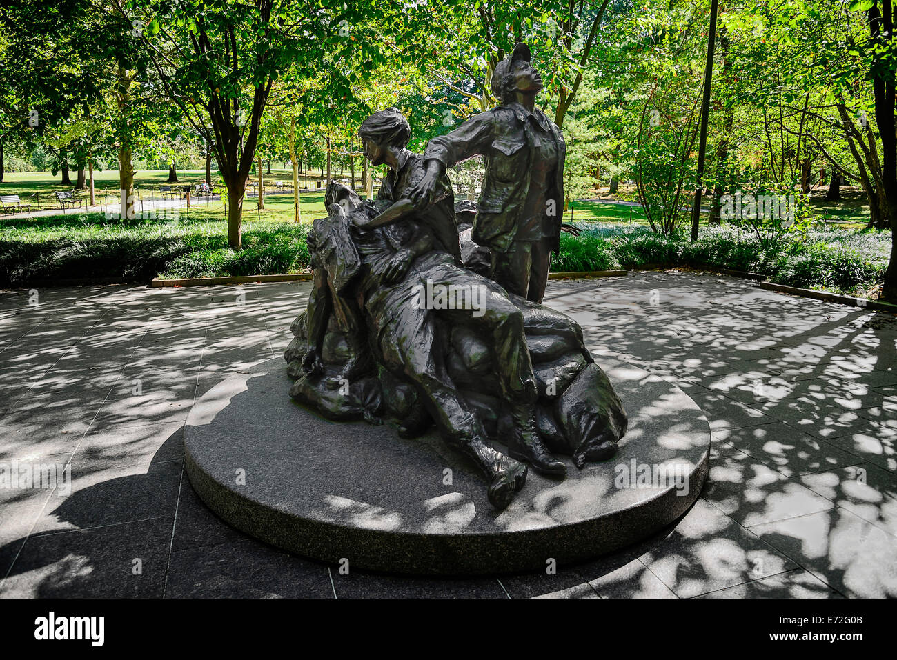 USA, Washington DC, National Mall Vietnam Womens Memorial. Stockfoto