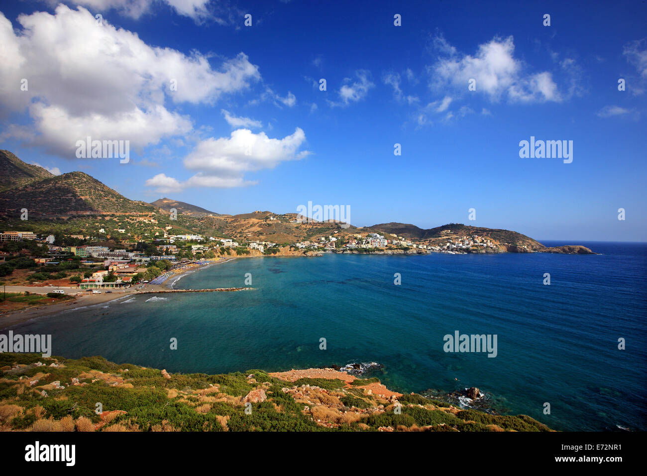 Bali-Dorf, berühmten Sommerfrische bei Rethymno Präfektur, Insel Kreta, Griechenland. Stockfoto