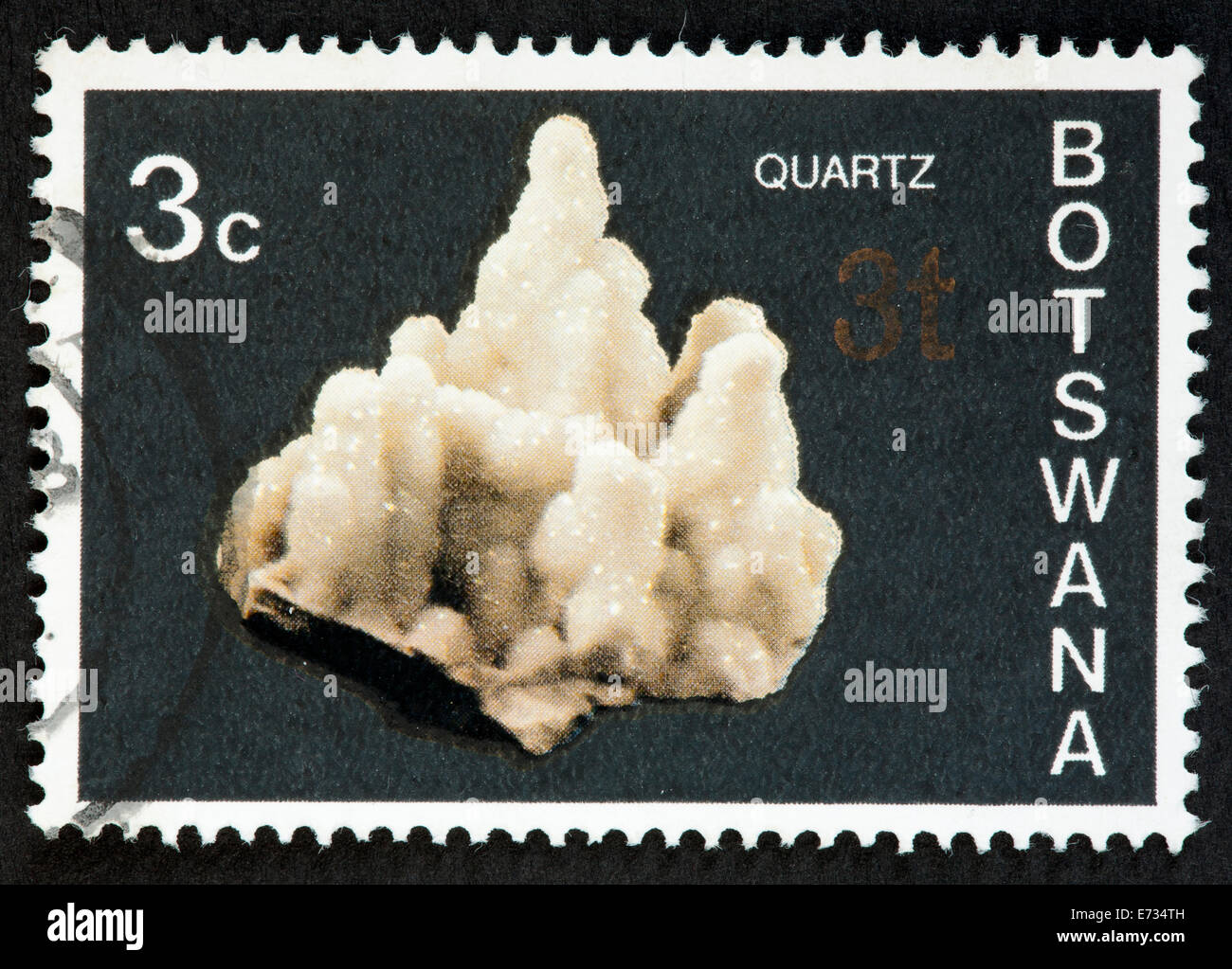 Botswana-Briefmarke Stockfoto