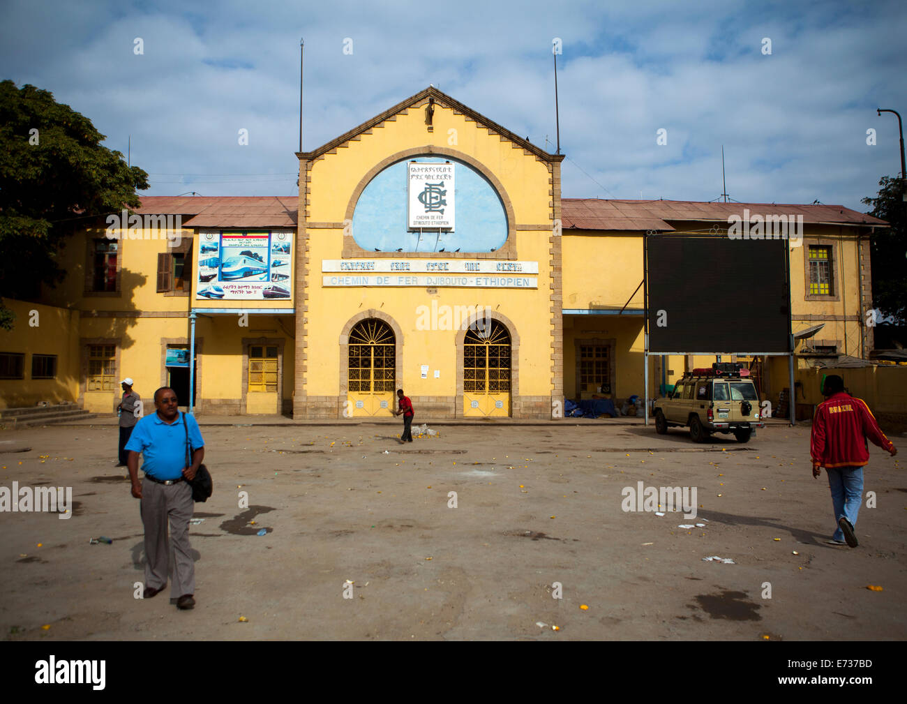 Dire Dawa Bahnhof, Chemin De Fer Djibouto Ethiopien, Äthiopien Stockfoto