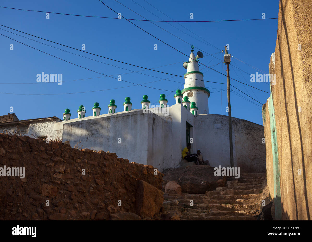 Moschee In der Altstadt, Harar, Äthiopien Stockfoto